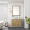 James Martin Vanities Laurent 36in Single Vanity, Light Natural Oak w/ 3 CM Eternal Jasmine Pearl Top 545-V36-LNO-3EJP - alternate 4